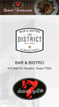 Mobile Screenshot of district7grill.com